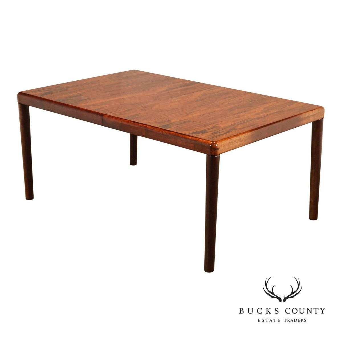 Dyrlund Danish Modern Rosewood Extension Dining Table