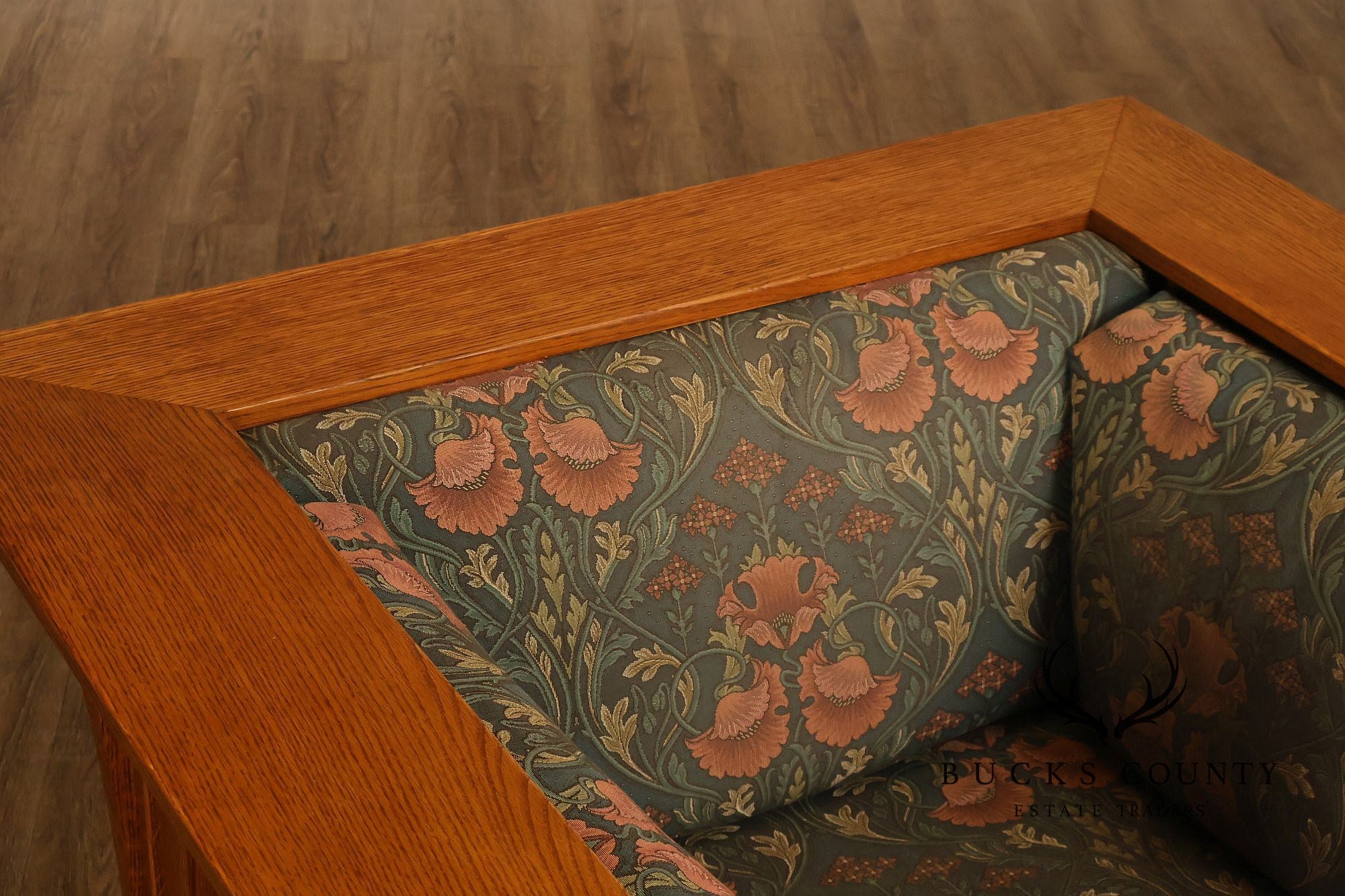 Stickley Mission Collection Pair of Oak Prairie Chairs