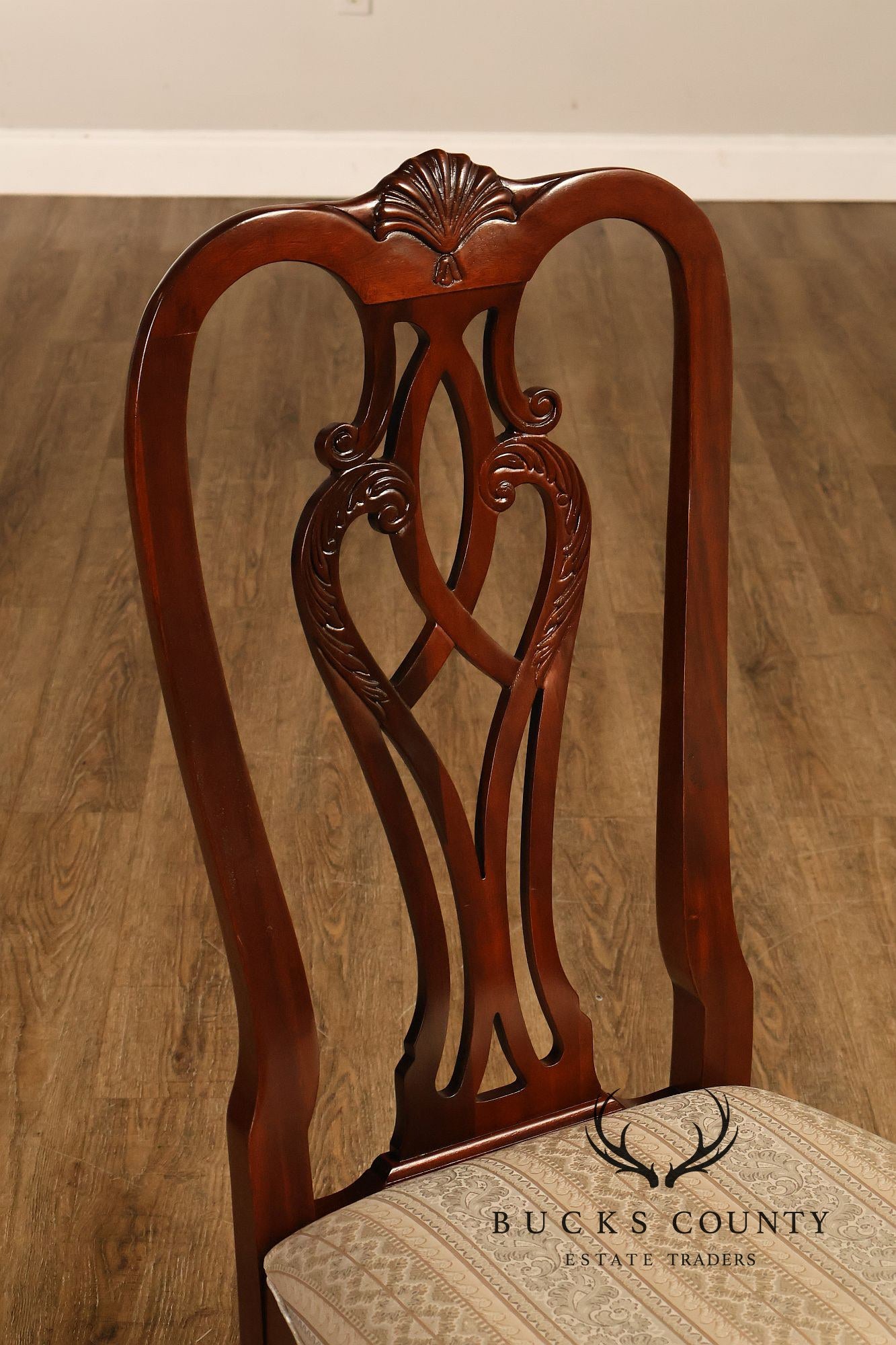 Ethan Allen '18th Century Mahogany' Set of Six Dining Chairs