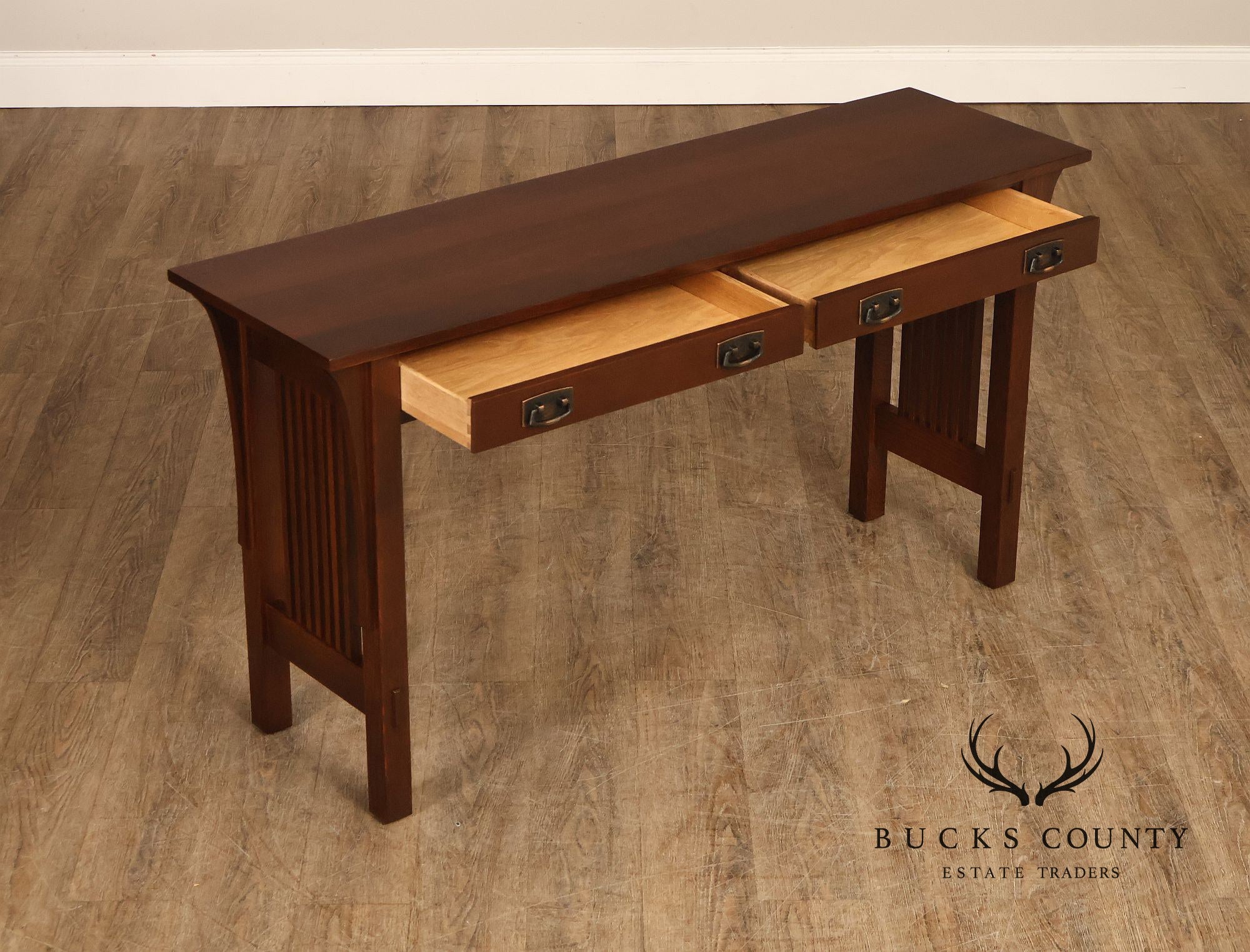 Stickley Mission Collection Oak Sofa Table