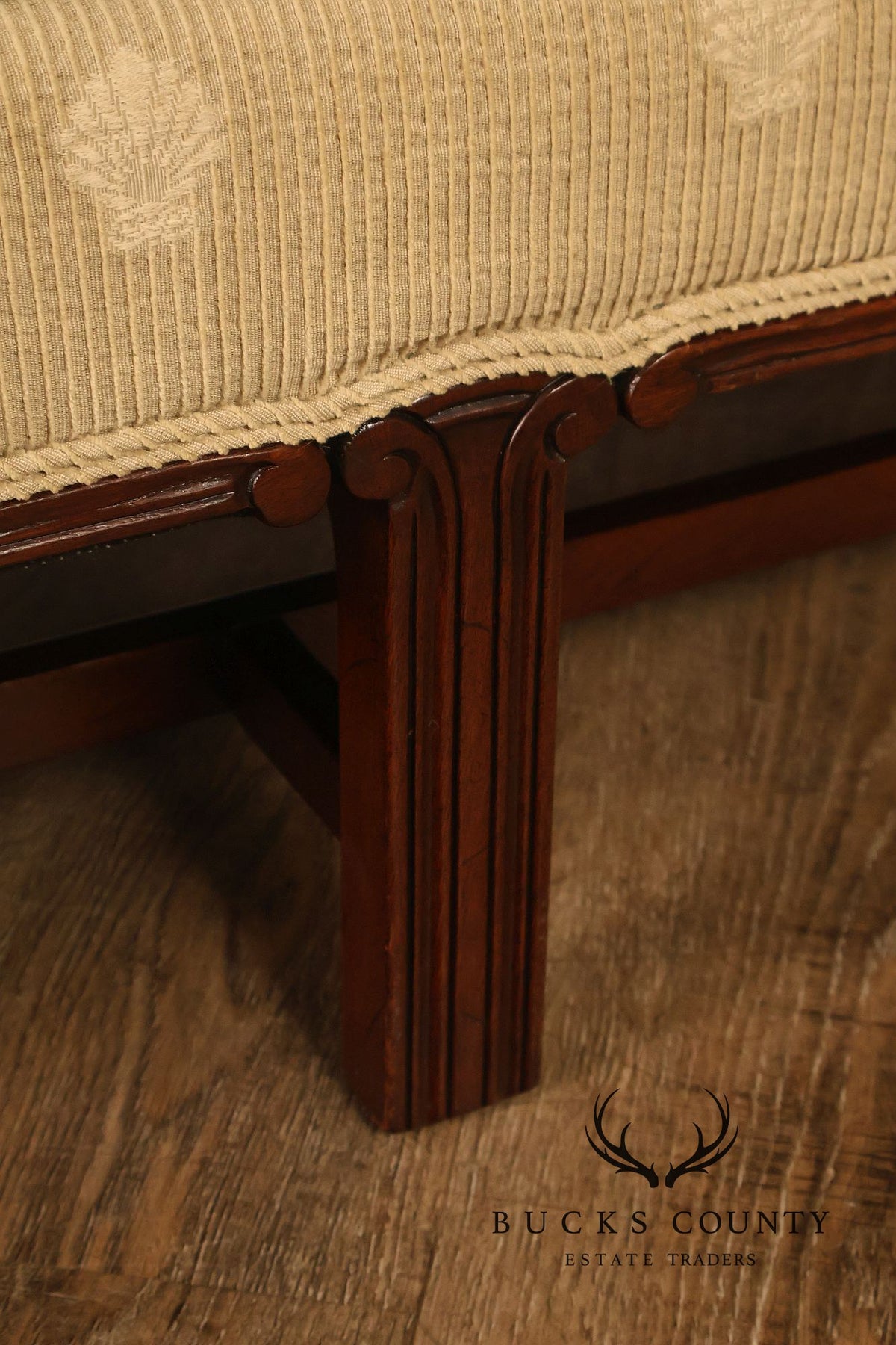 Chippendale Style Mahogany Frame Sofa