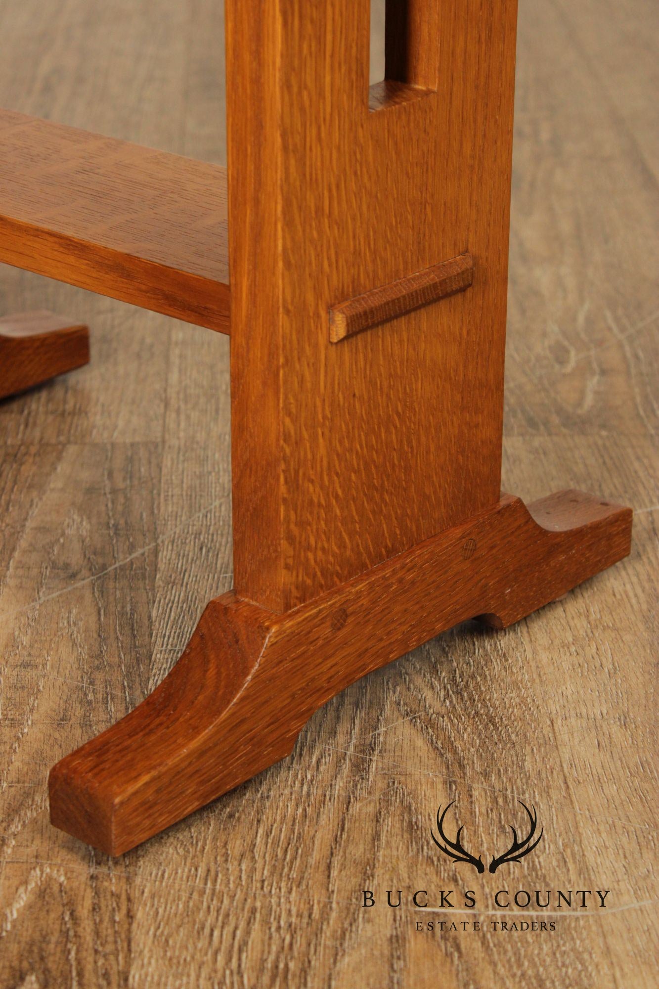 Stickley Mission Collection Oak Drop Leaf Side Table