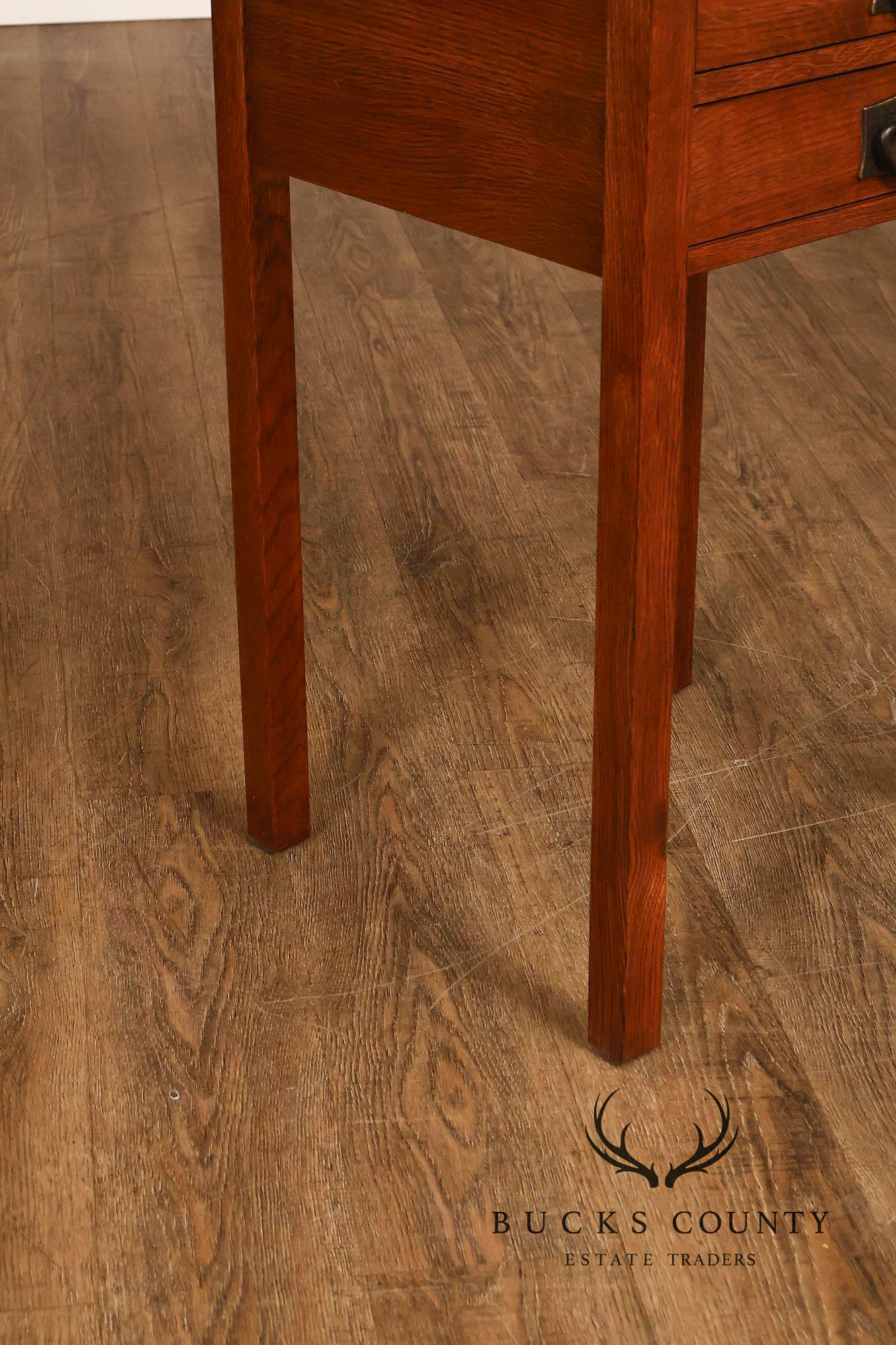 Stickley Mission Collection Pair Of Oak Nightstands