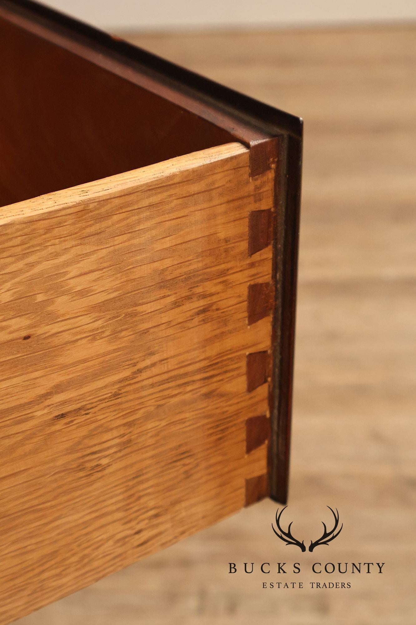 Henkel Harris Virginia Galleries Genuine Mahogany Highboy Chest