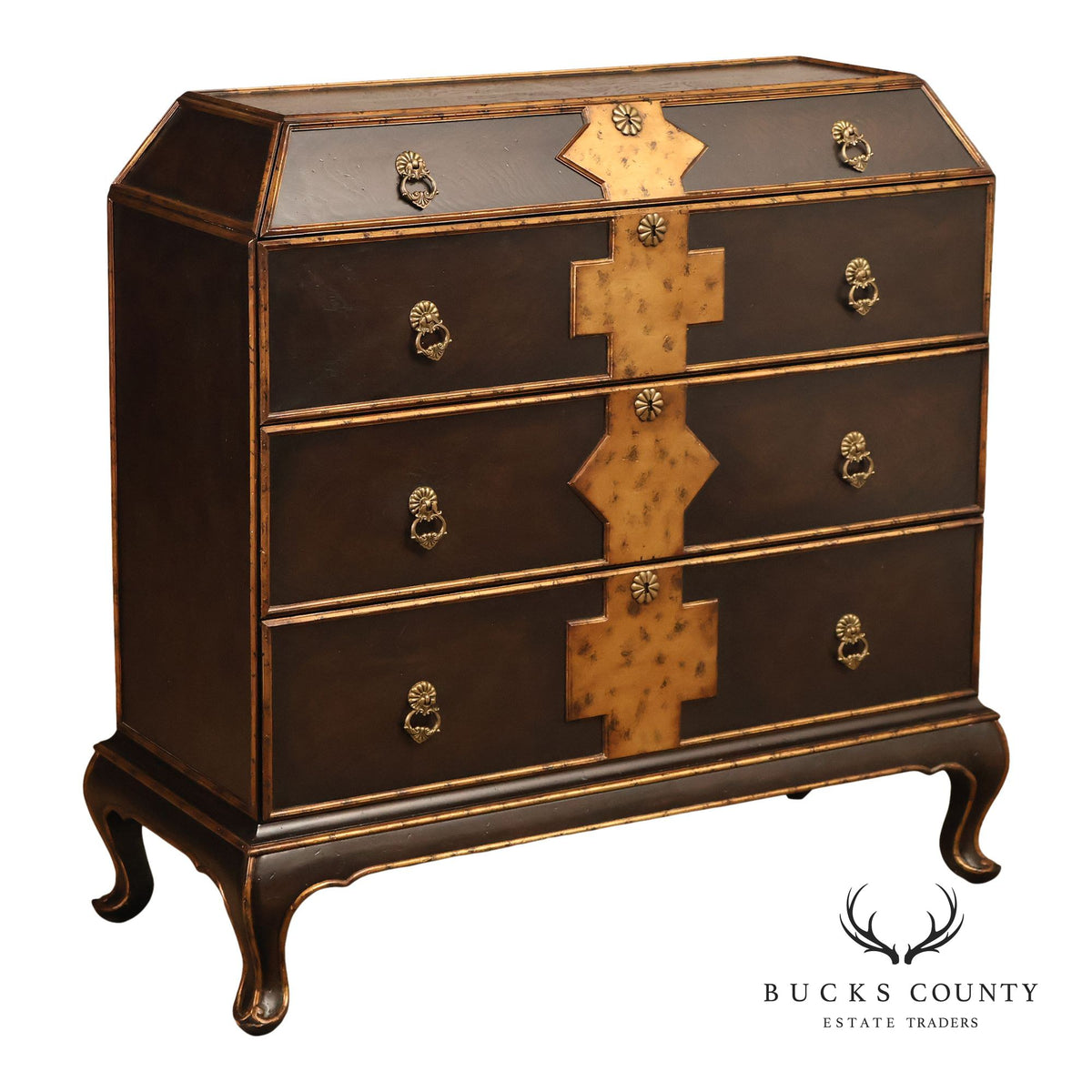 John-Richard European Crossroads Asian Chinoiserie Four-Drawer Chest