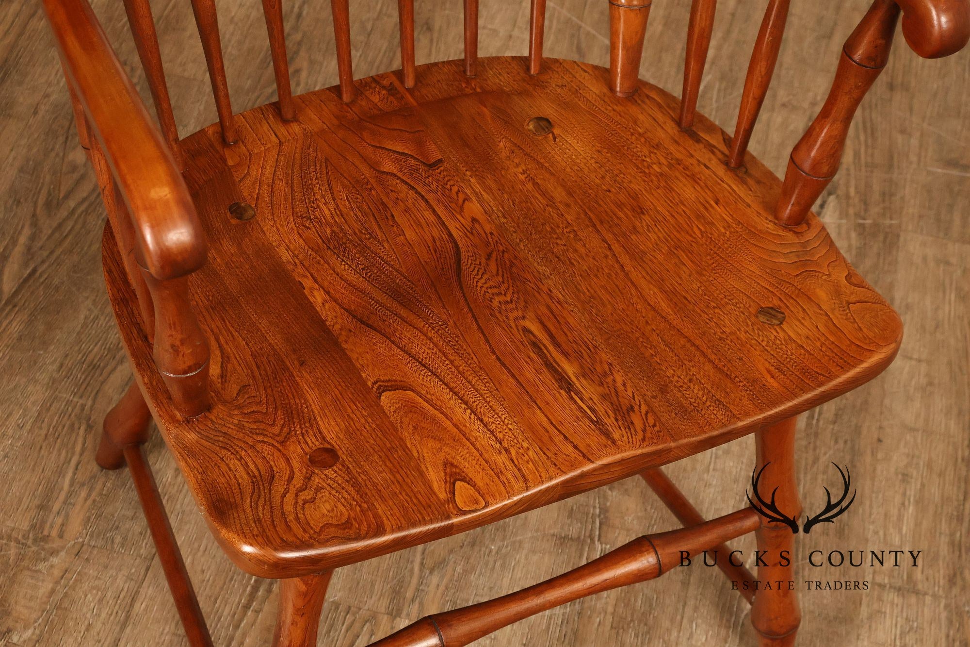 Harden Oak and Cherry Windsor Armchair