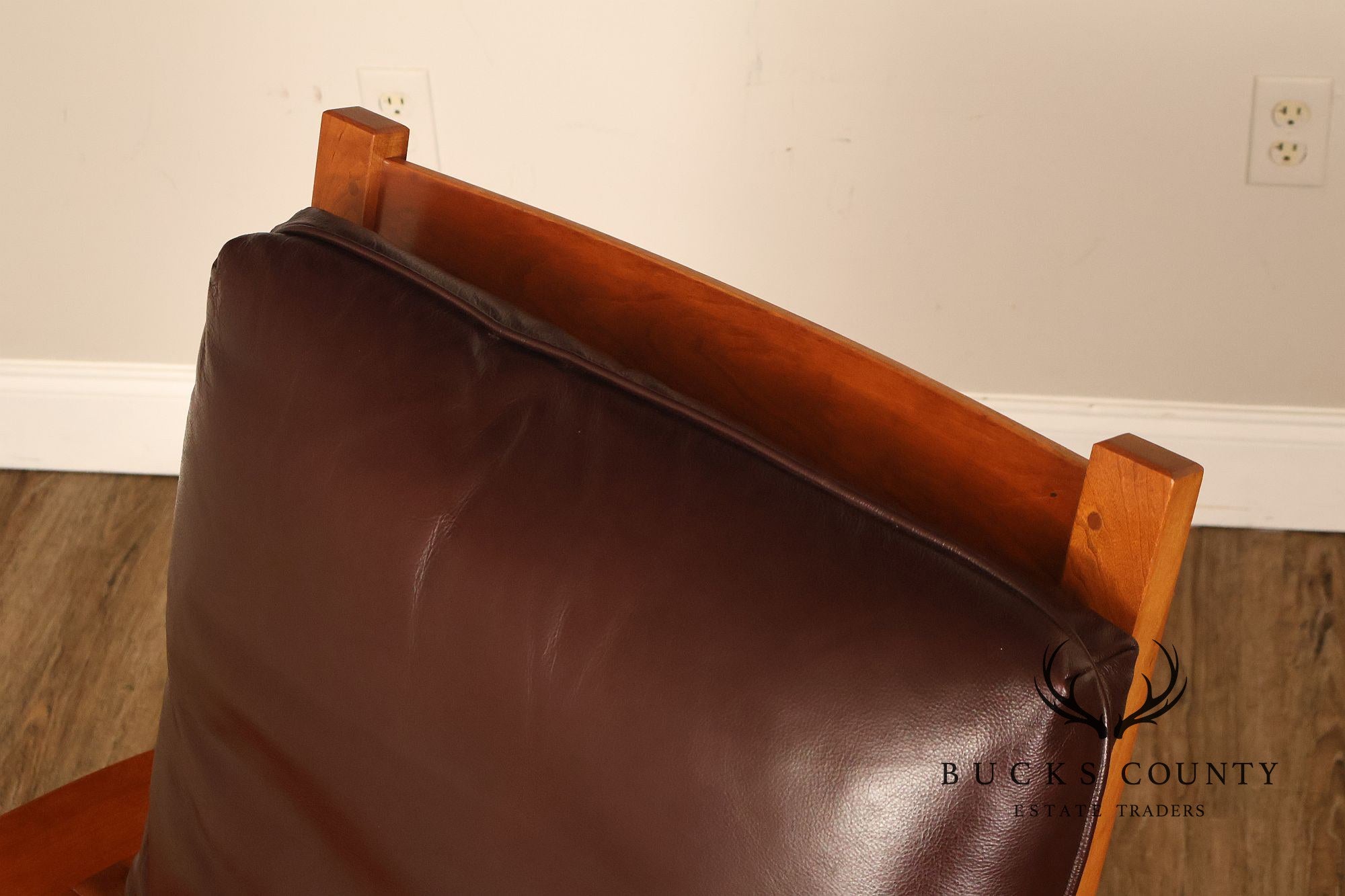 Stickley Mission Collection Cherry Bow Arm Morris Chair