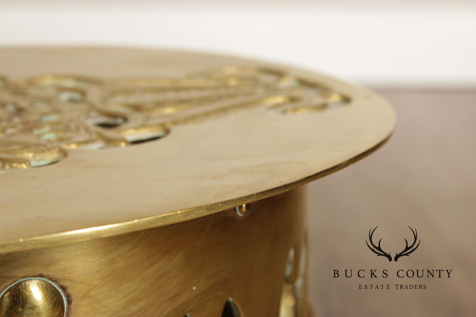 Vintage Brass Kettle Stand