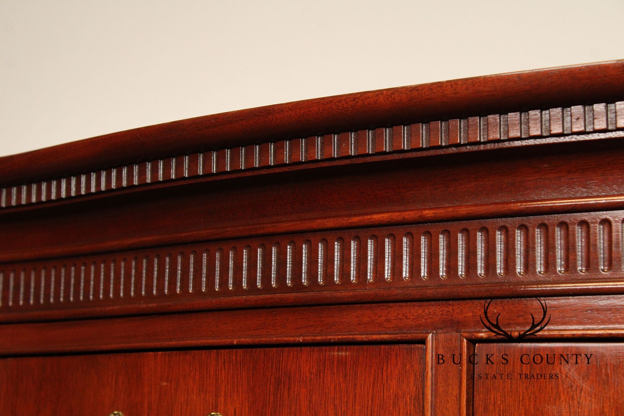 Baker Georgian Style Mahogany Tall Chest