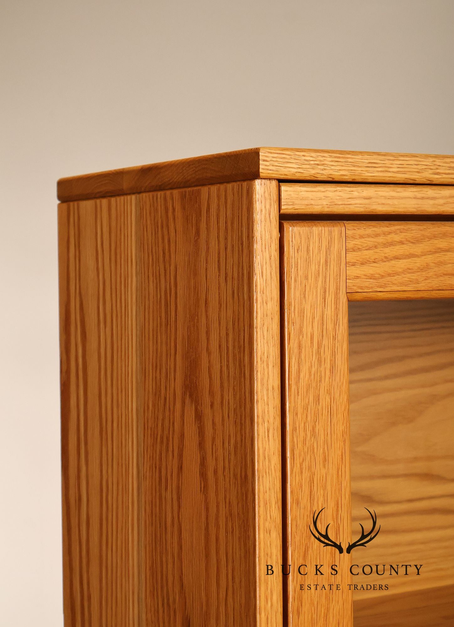 Amish Made Oak Five Stack Barrister Bookcase