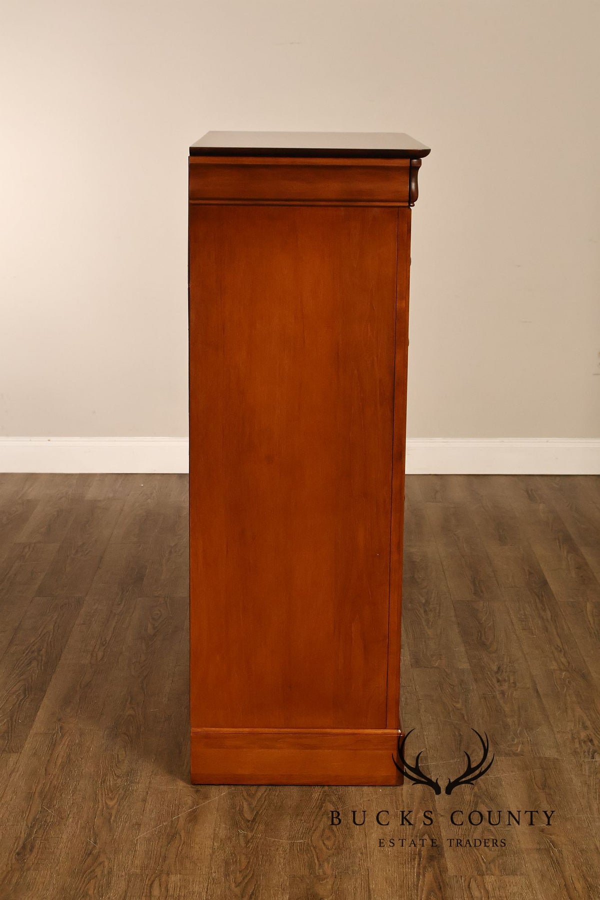 Shermag Louis Philippe Style Cherry Tall Chest