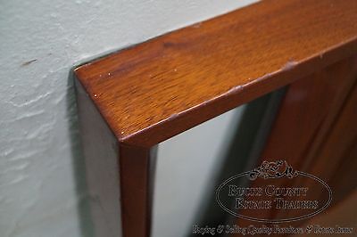 Mid Century Modern Walnut Diamond Shape Full or Queen Size Headboard