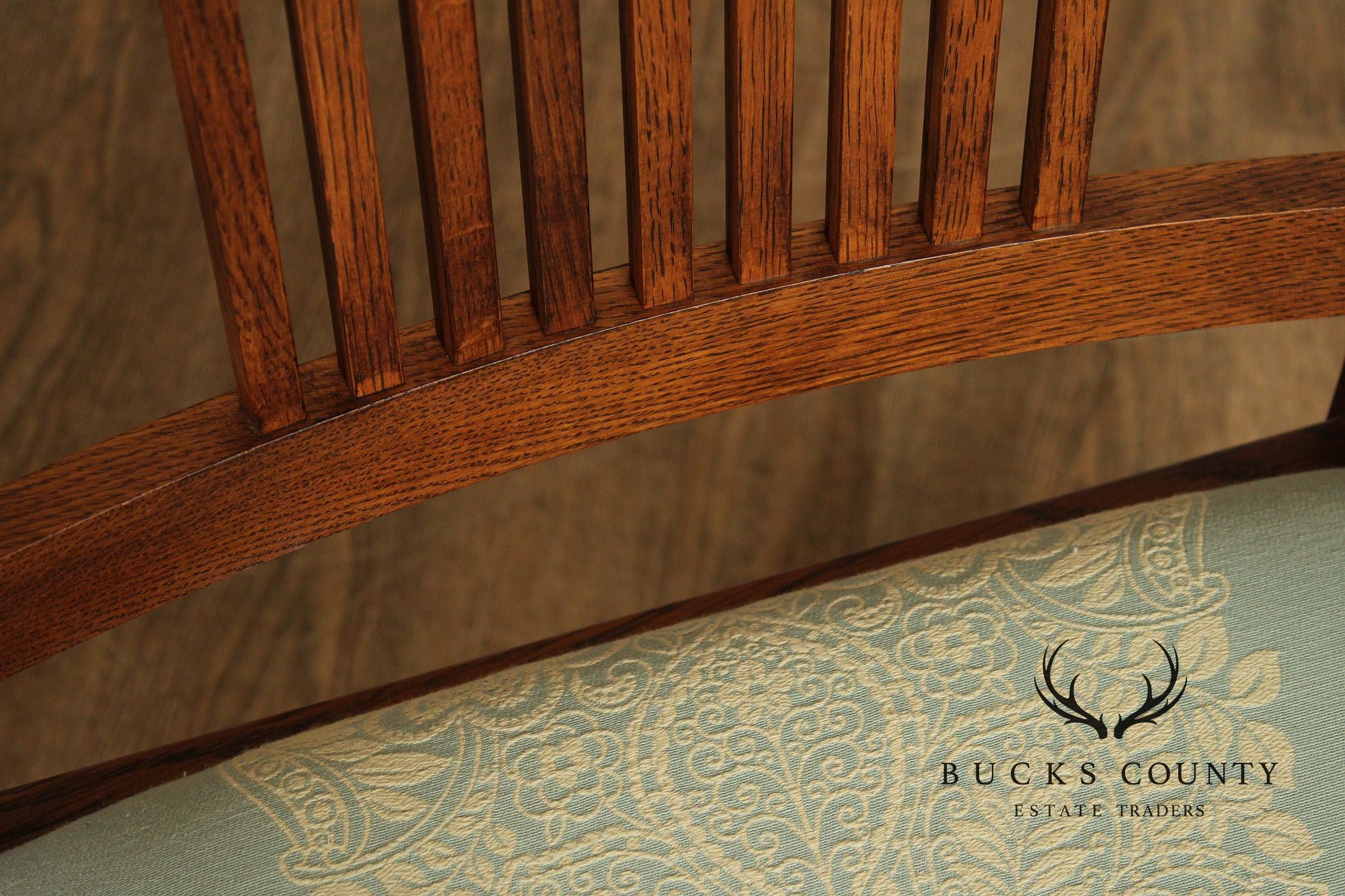 Stickley Mission Collection Set Of Eight Oak Dining Chairs