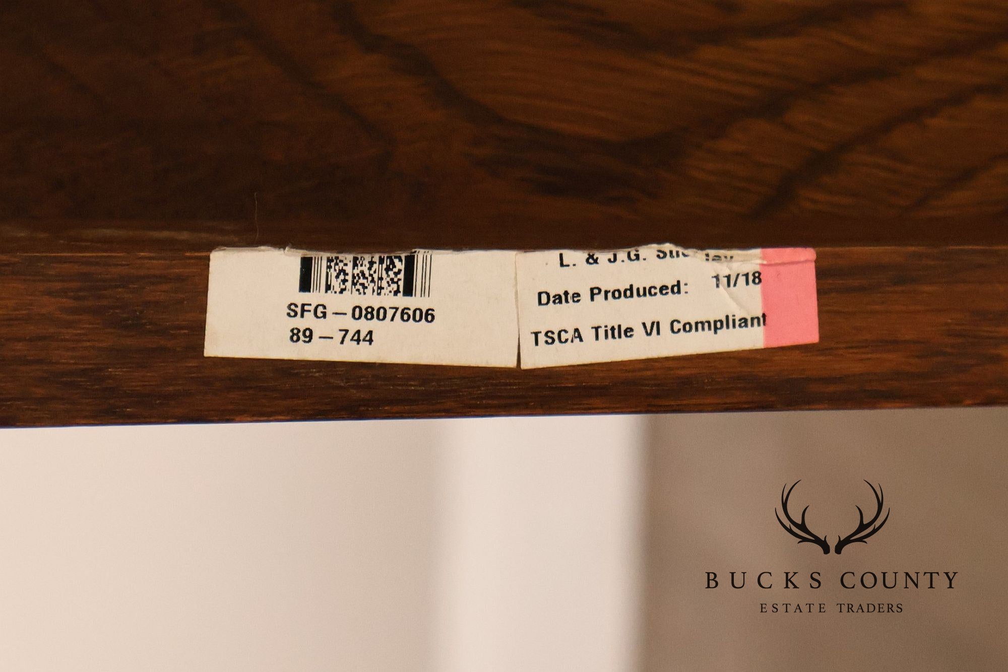 Stickley Harvey Ellis Mission Collection Oak Cocktail Table With Inlay