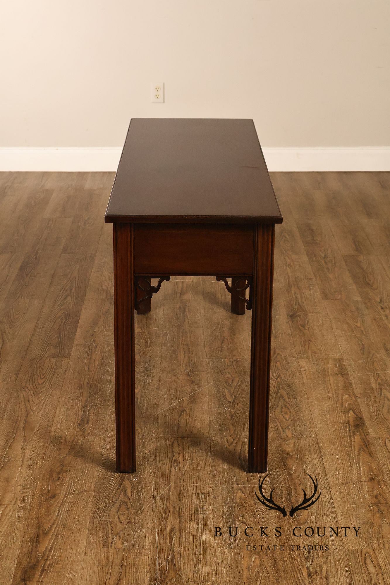 Ethan Allen Chippendale Style Georgian Court Cherry Sofa Table