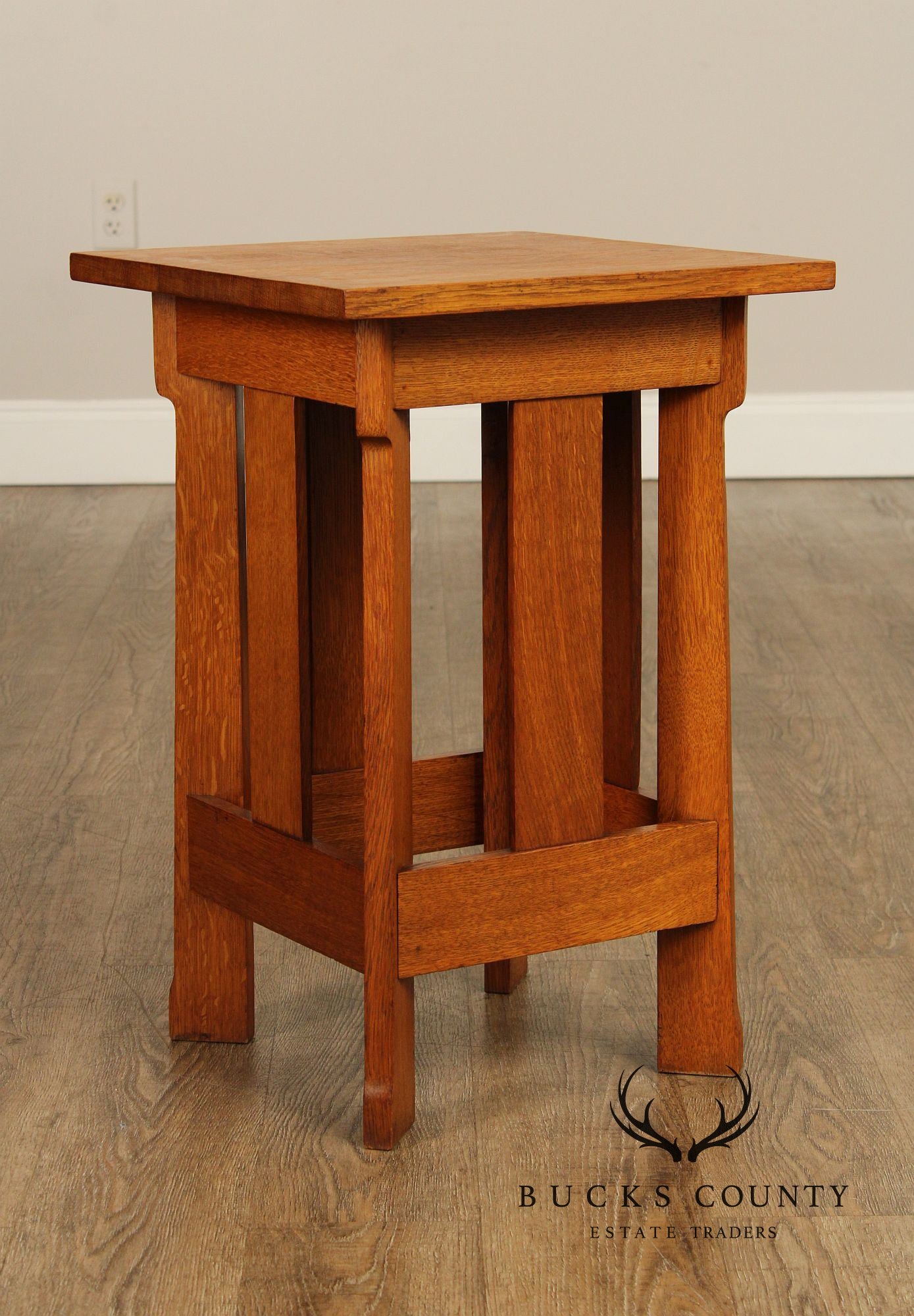 Stickley Brothers Antique Mission Oak Tabouret