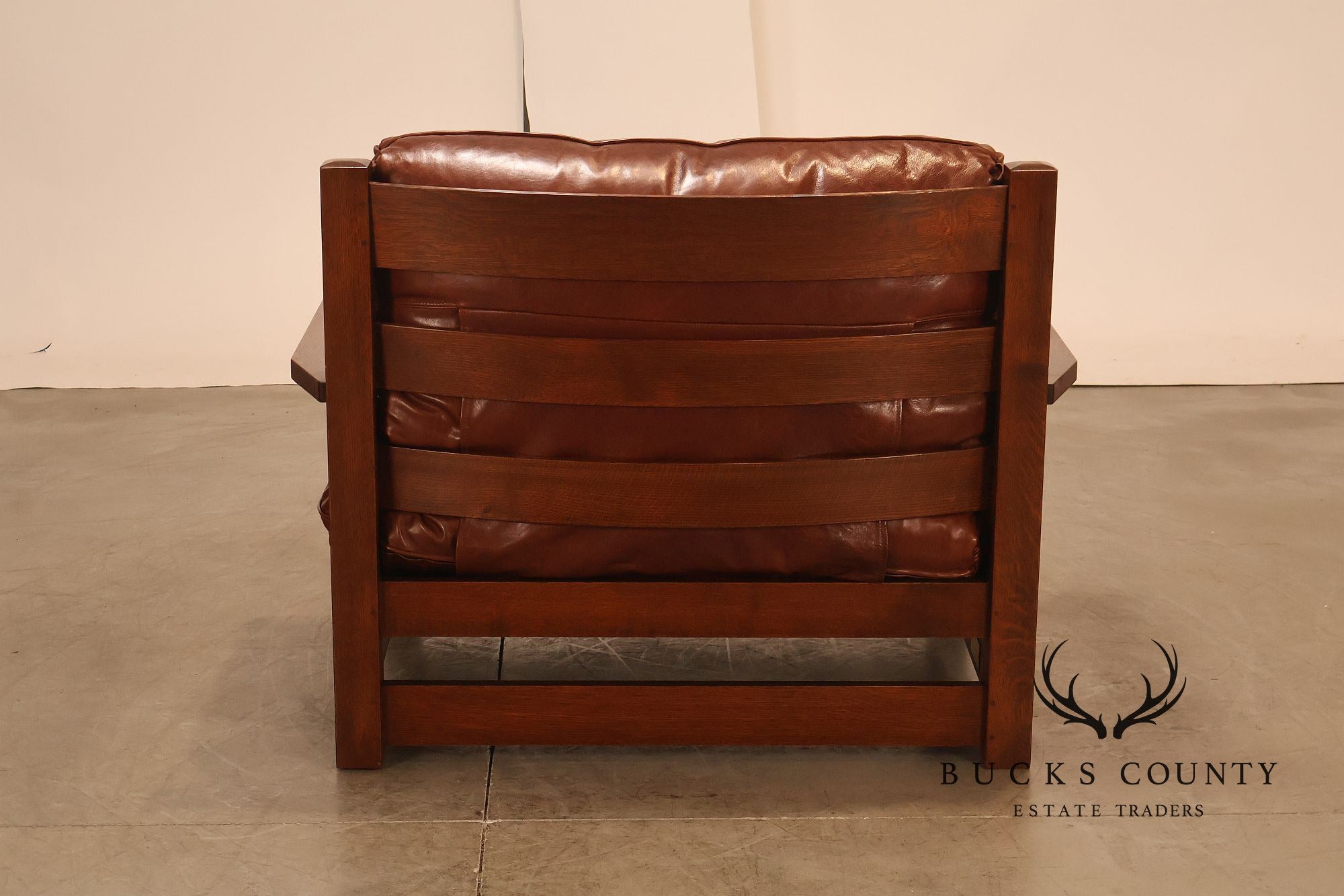 Stickley Mission Collection 25th Anniversary Limited Edition Dalai Lama Eastwood Chair & Ottoman No. 45/100