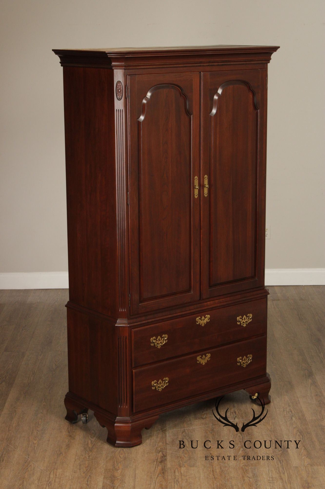 Ethan Allen Georgian Court Collection Cherry Armoire