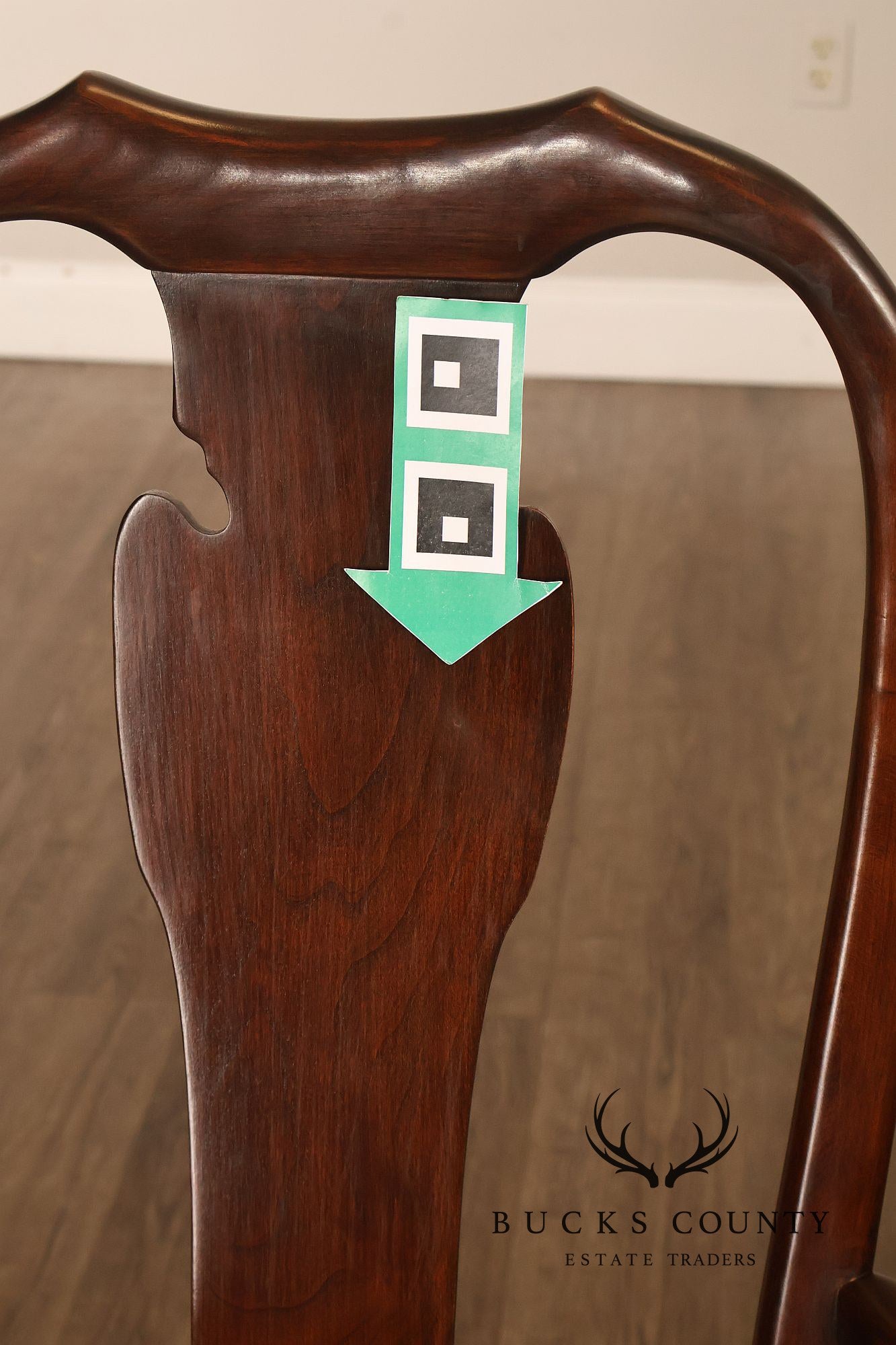Harden Queen Anne Style Set of Six Cherry Dining Chairs