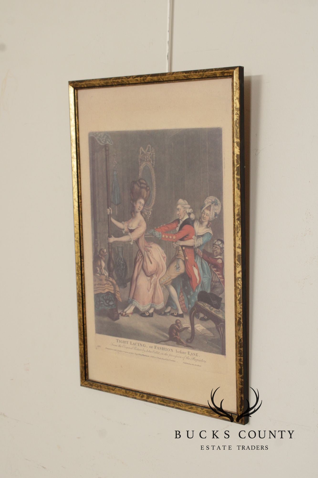 John Collet Framed Print, 'Tight Lacing, or Fashion Before Ease'