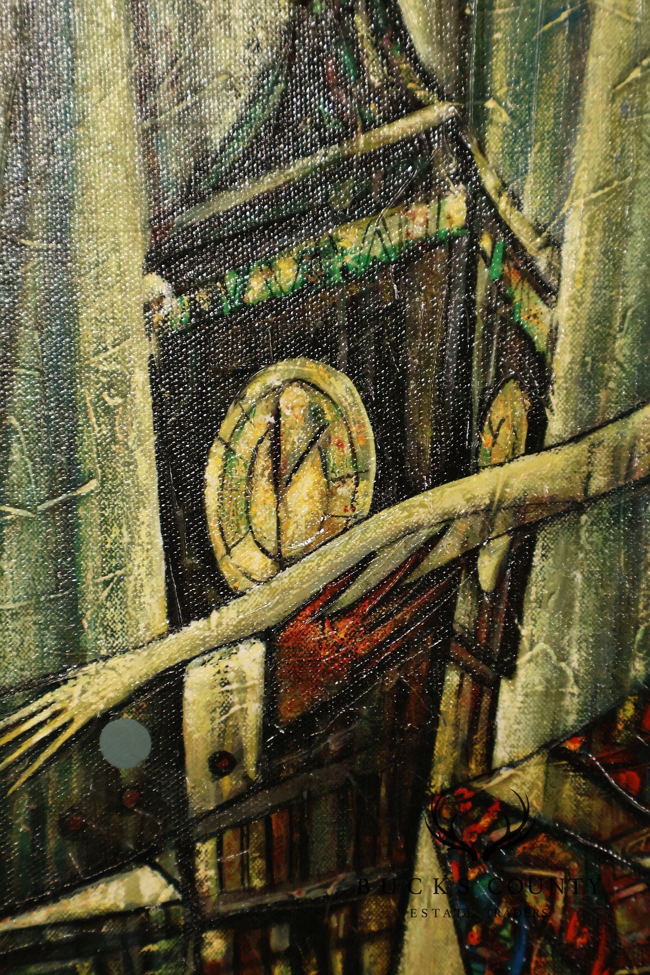 Andrei Protsouk Hand-Embellished Print, 'London Time'