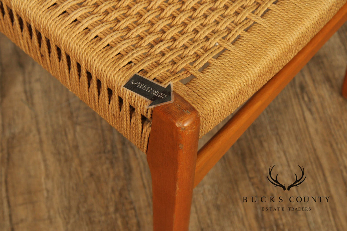 Swedish Modern Pair of Teak Dining Chairs
