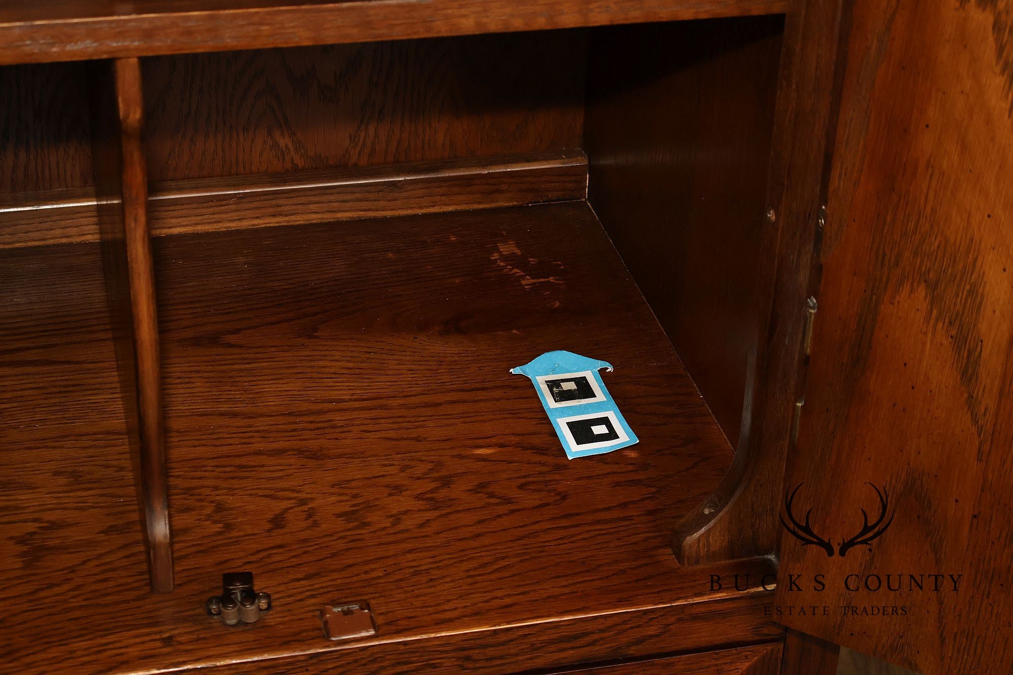 Henredon Scene One Campaign Style Walnut Armoire Chest