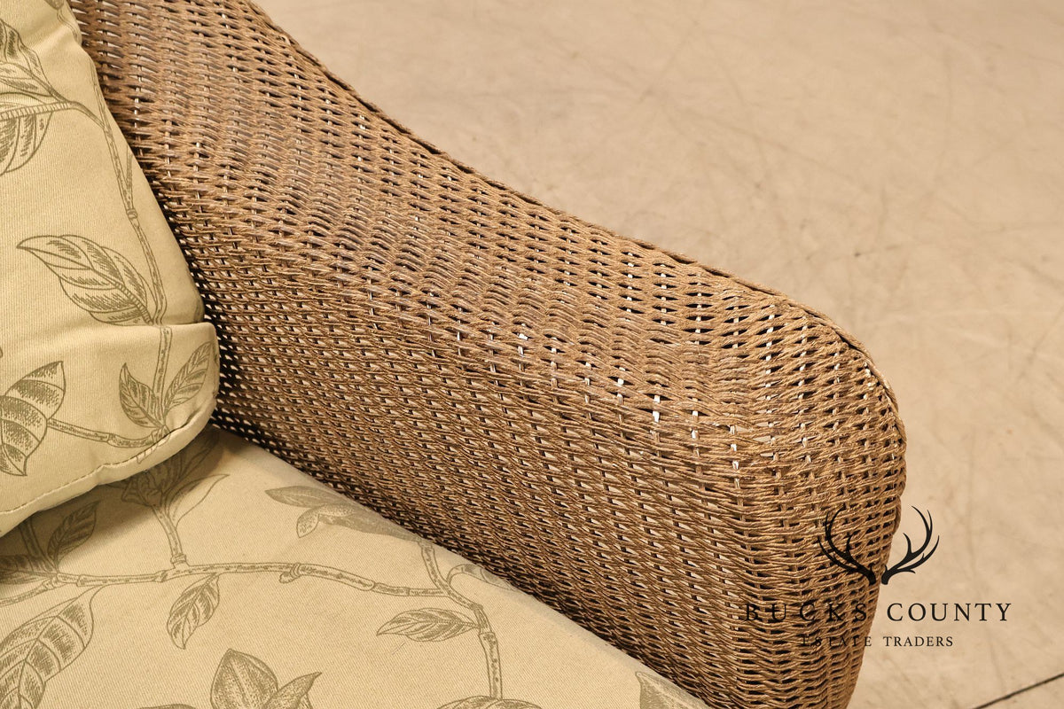Lloyd Flanders Reflections All-Weather Lloyd Loom Wicker Porch Rocking Chair