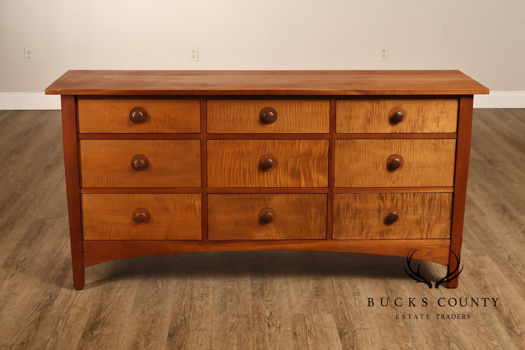 Stickley Harvey Ellis Collection Inlaid Nine Drawer Dresser