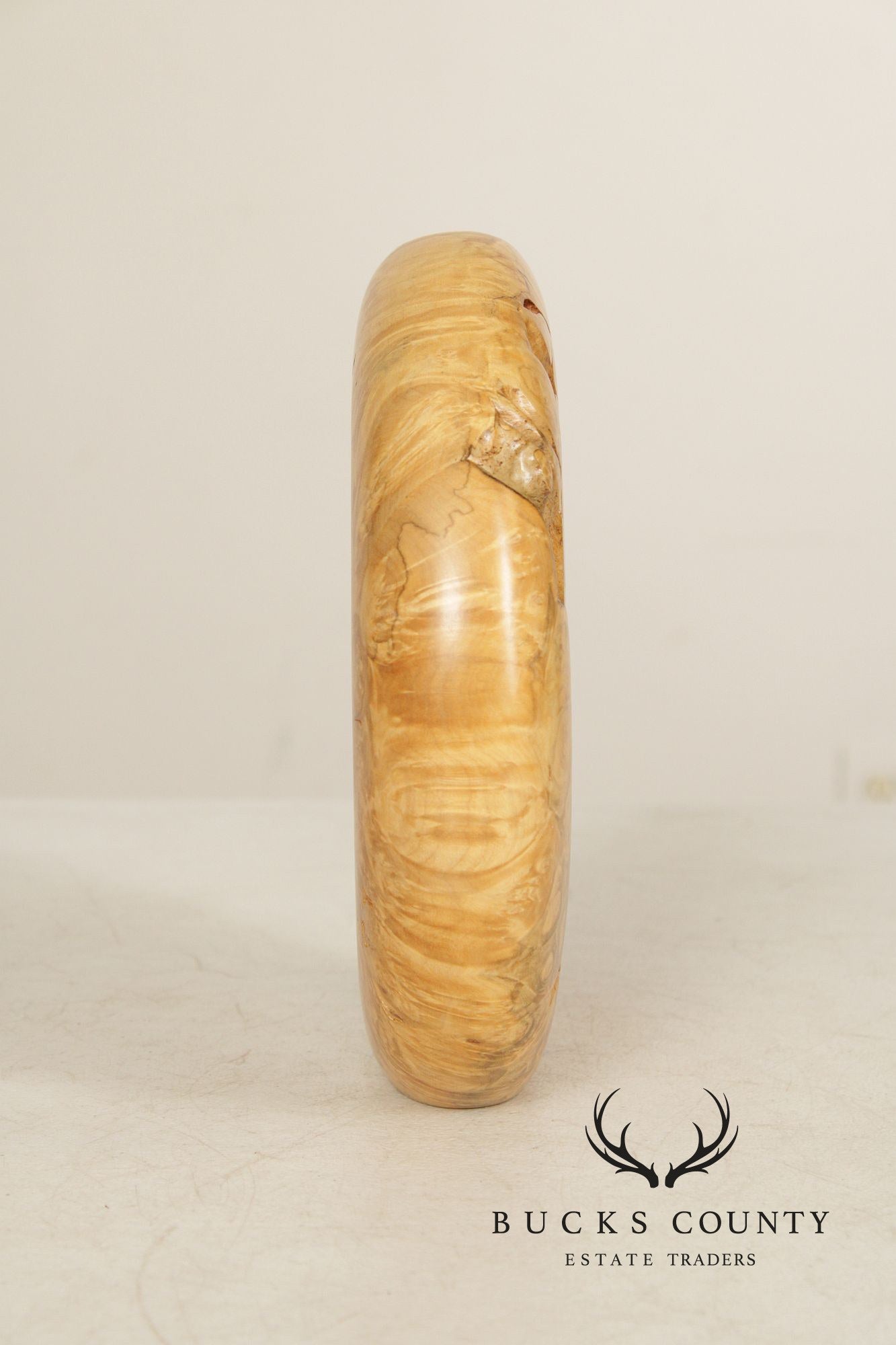 Warren Vienneau Studio Crafted Maple Burl Vase