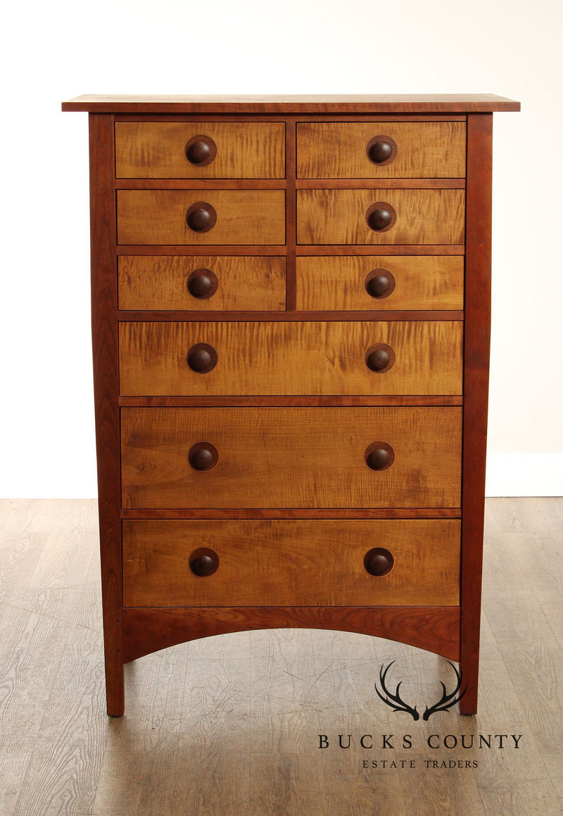 Stickley Mission Collection Harvey Ellis Cherry Tall Chest