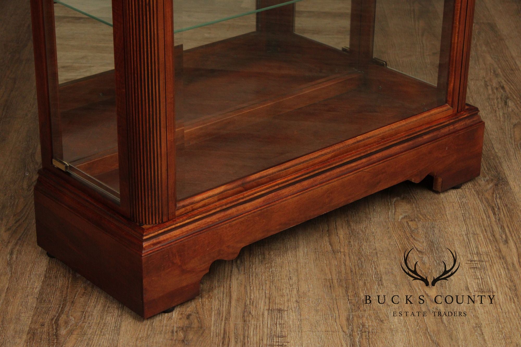 Howard Mill Federal Style Cherry Collector's Cabinet