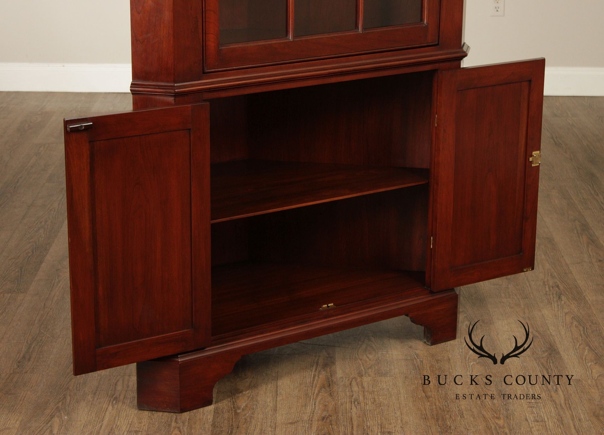 Henkel Harris Traditional Cherry Corner Cupboard