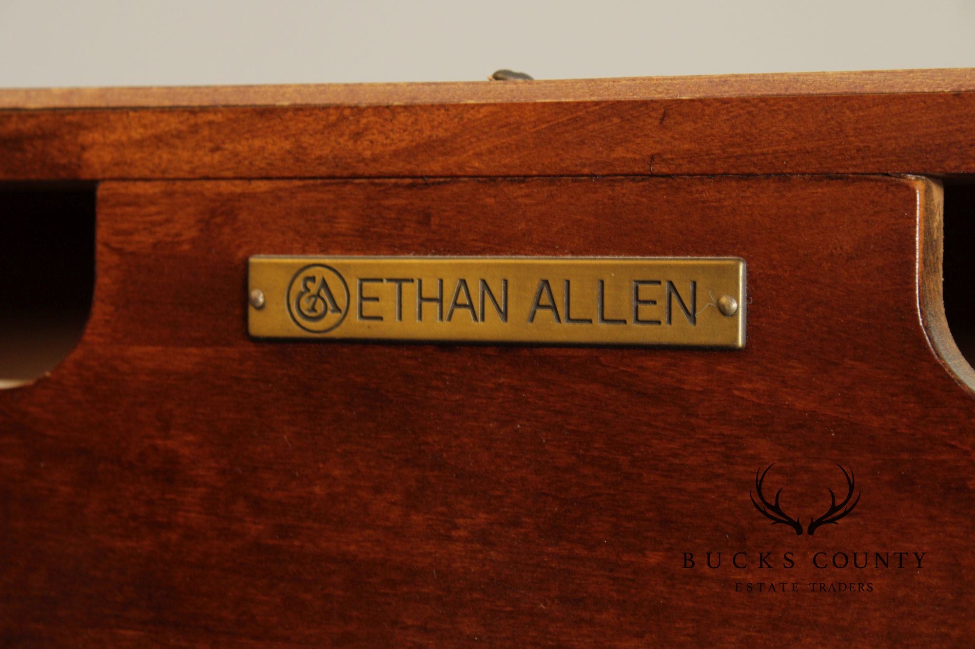 Ethan Allen 'Townhouse' Burlwood Bookcase