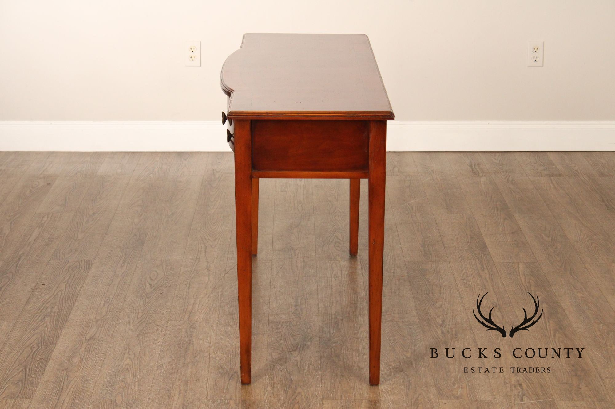 Hekman Federal Style Three Drawer Console Table