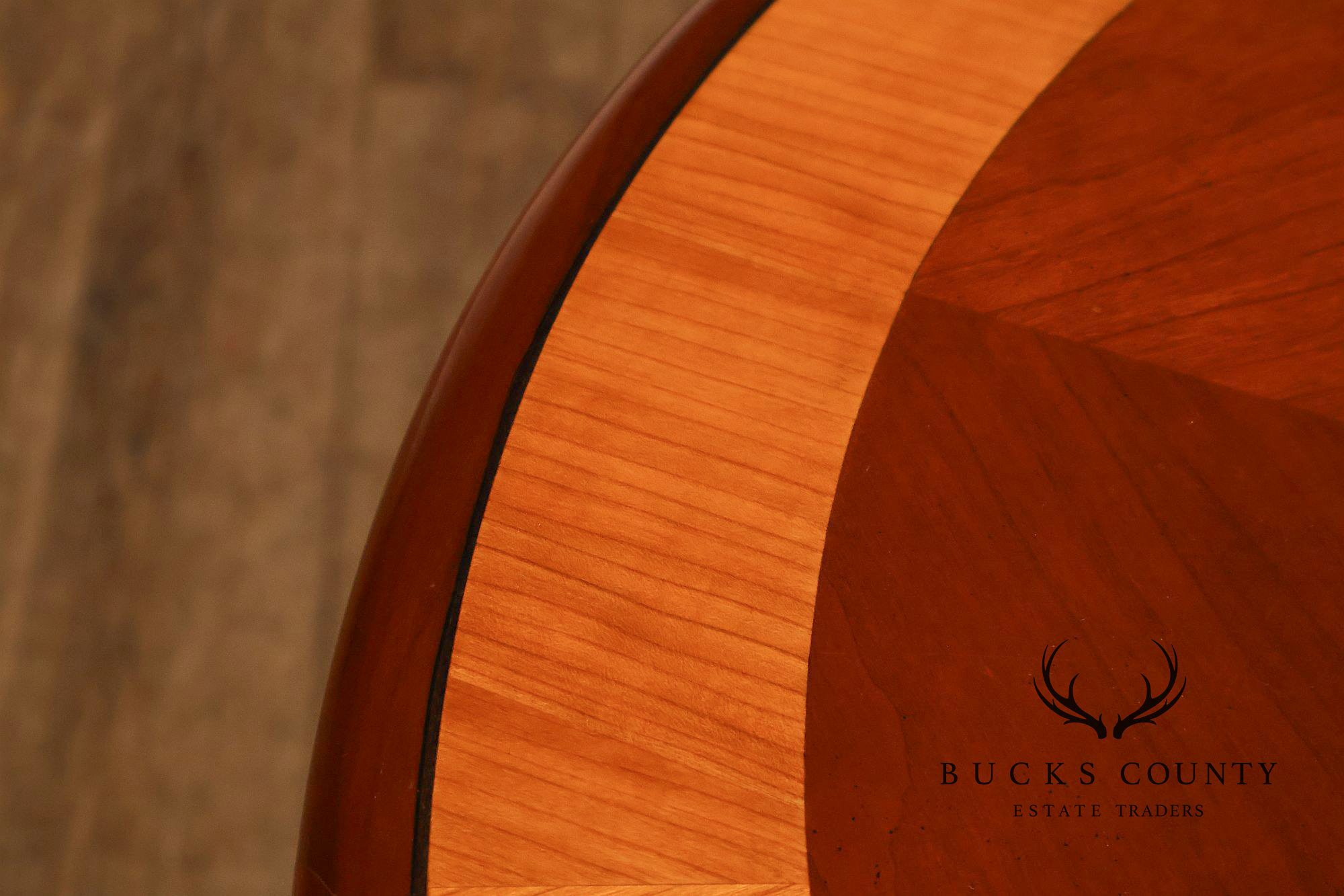 Harden Oval Cherry Banded Dining Table With Two Leaves