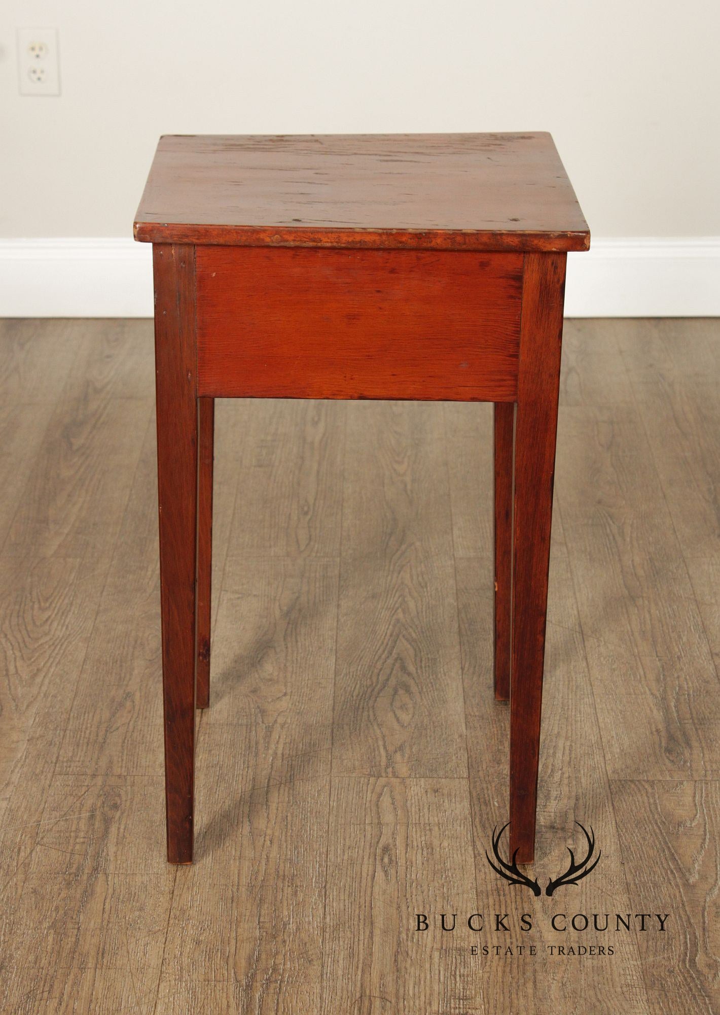 Federal Period Antique American Poplar One-Drawer Stand