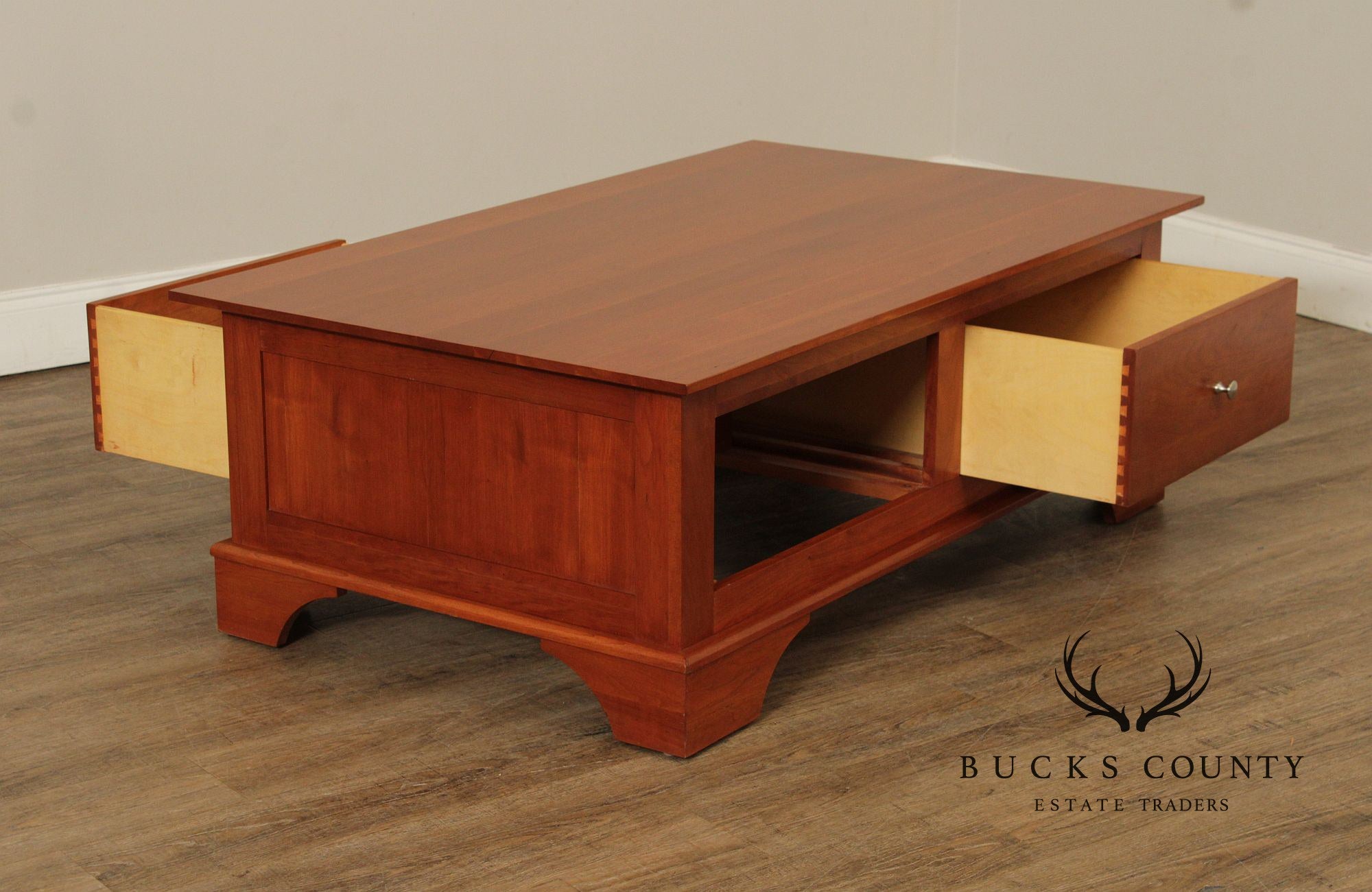 Nichols and Stone Cherry Storage Coffee Table
