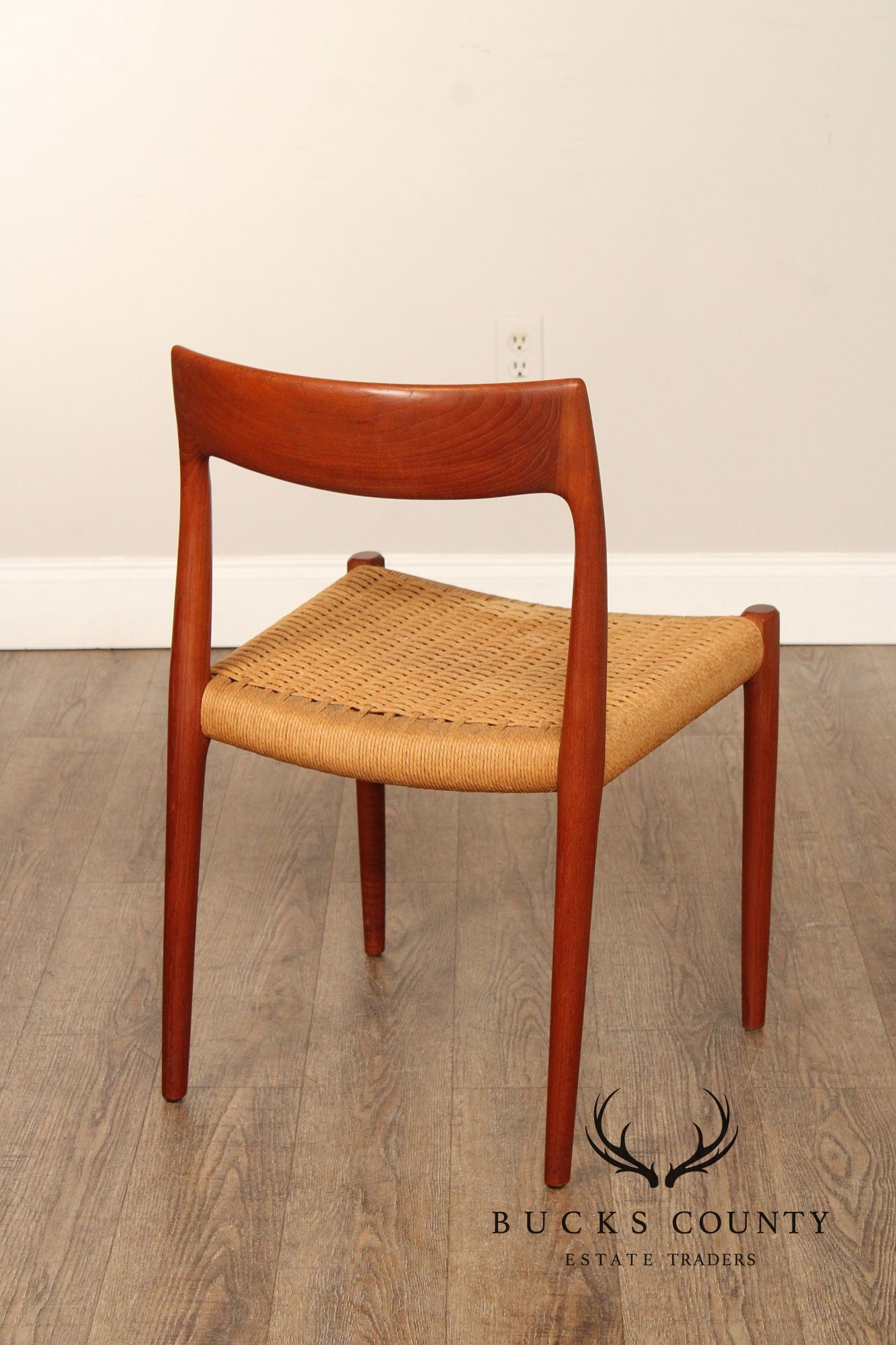 J.L. Mollers Danish Modern Set Of Six Teak Dining Chairs