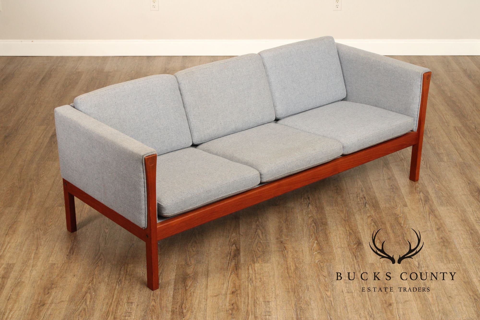 Hans Wegner Danish Modern Teak Sofa