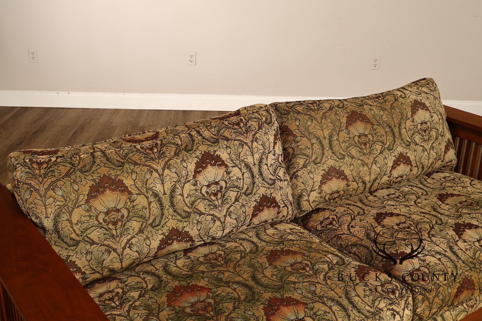 Stickley Mission Collection 'Fayetteville' Cherry Frame Sofa