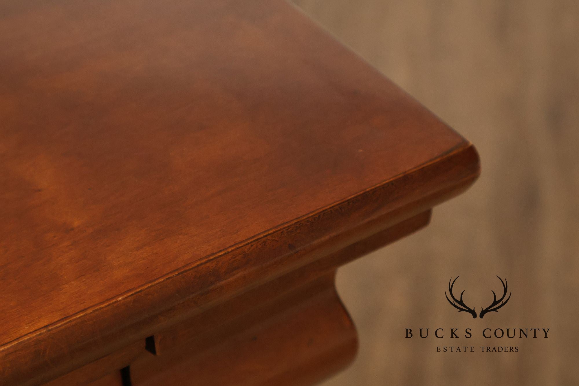 Ethan Allen 'Townhouse' Burlwood Double Dresser