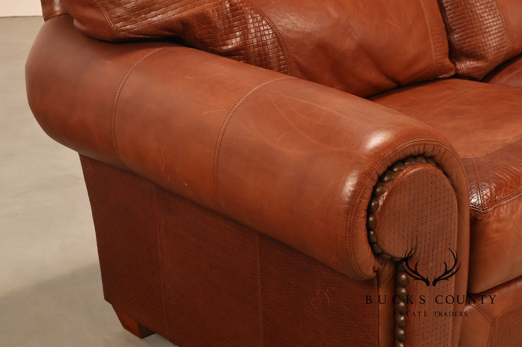Stickley 'Santa Fe' Leather Sofa