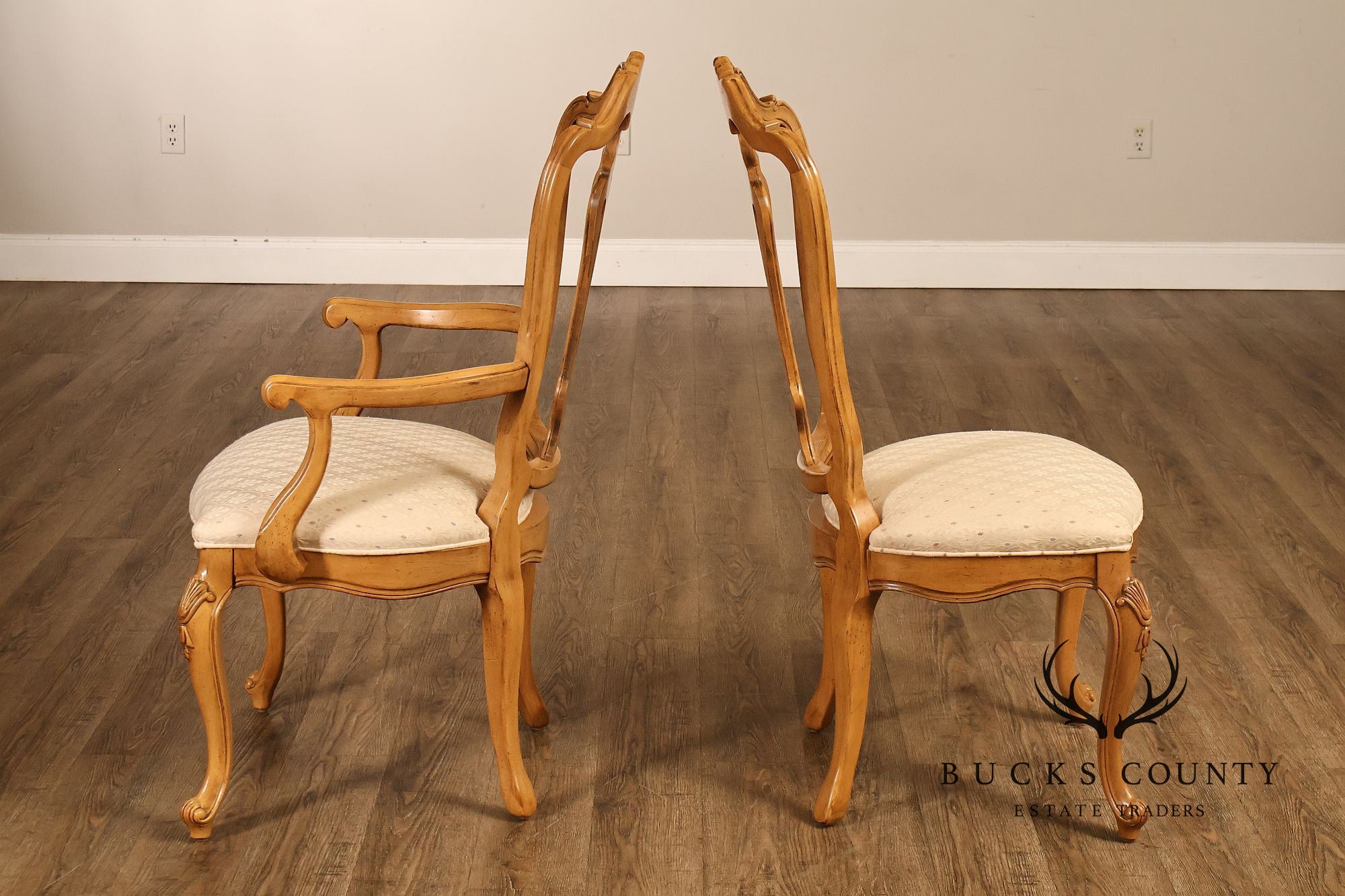 Century Furniture Set Of 12 Louis XV Style Dining Chairs, 2 Arm And 10 Side