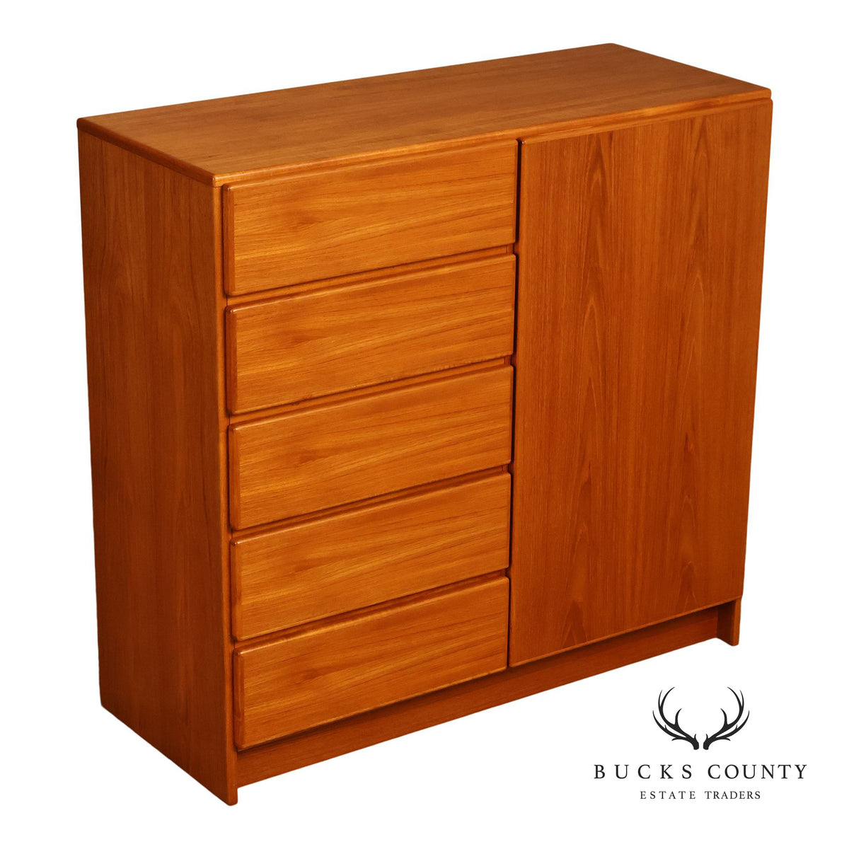 Scan Coll Danish Modern Teak Gentlemen’s Chest
