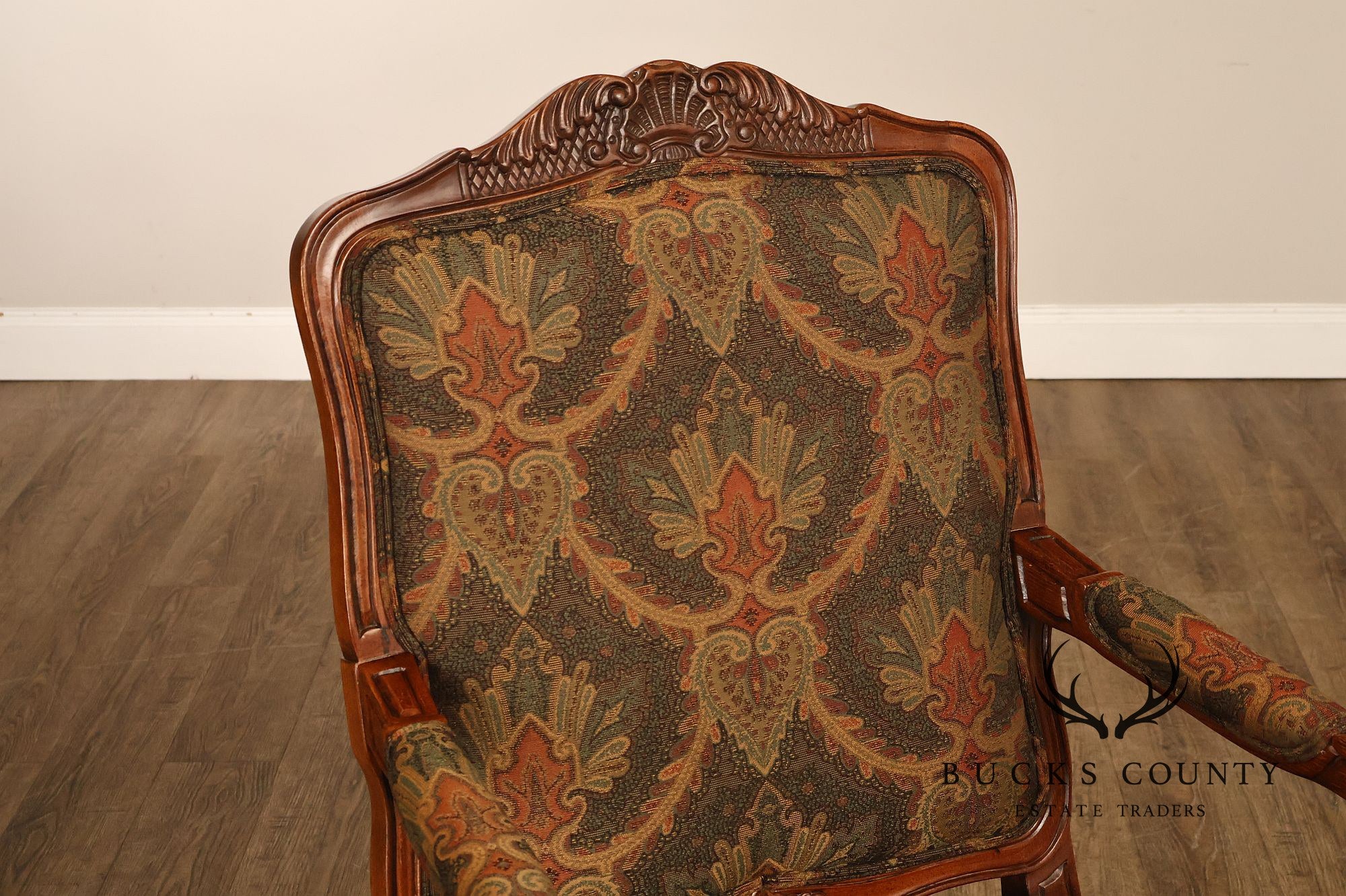 Woodmark Originals Italian Rococo Style Pair of Armchairs