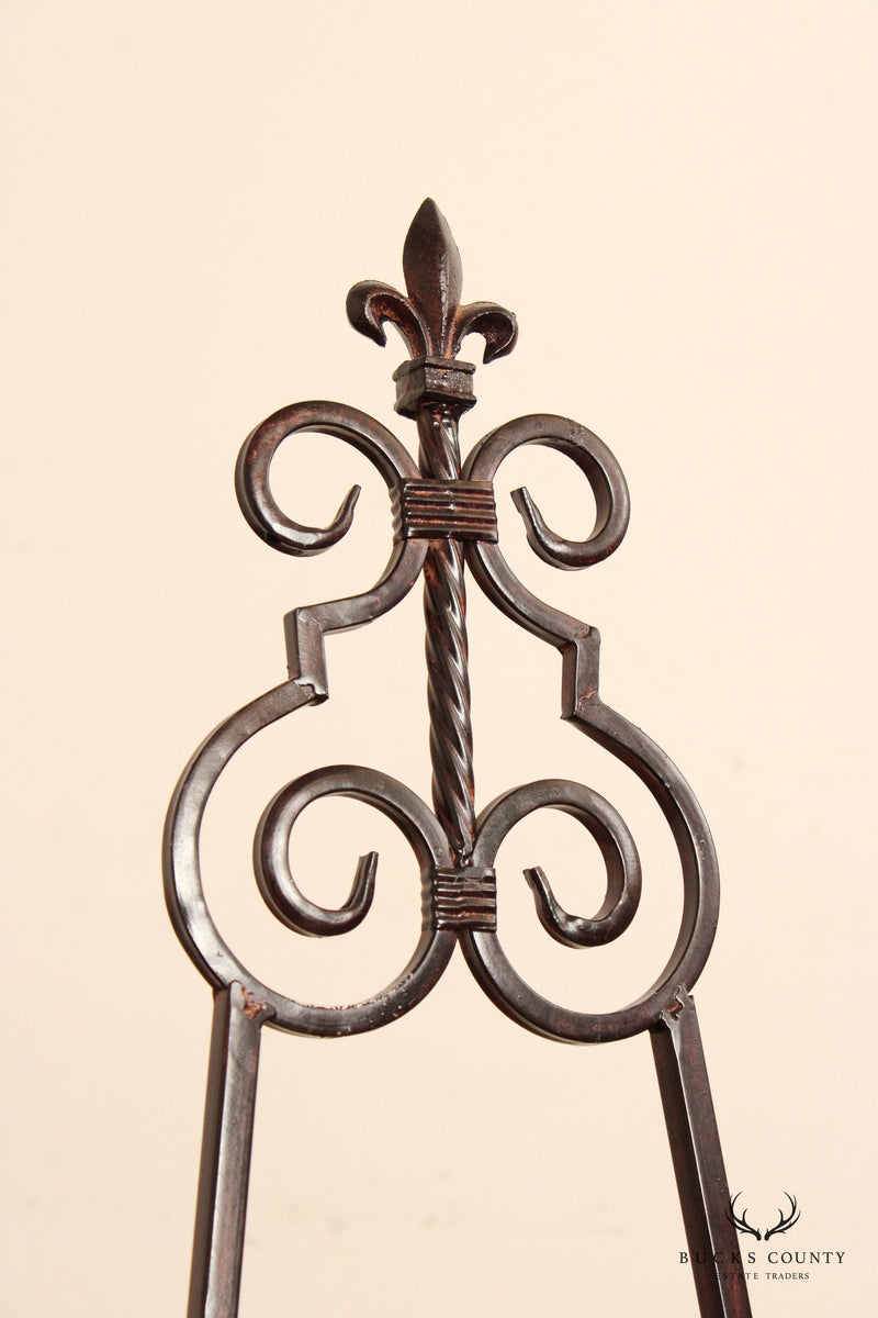 French Napoleonic Style Wrought Iron Easel