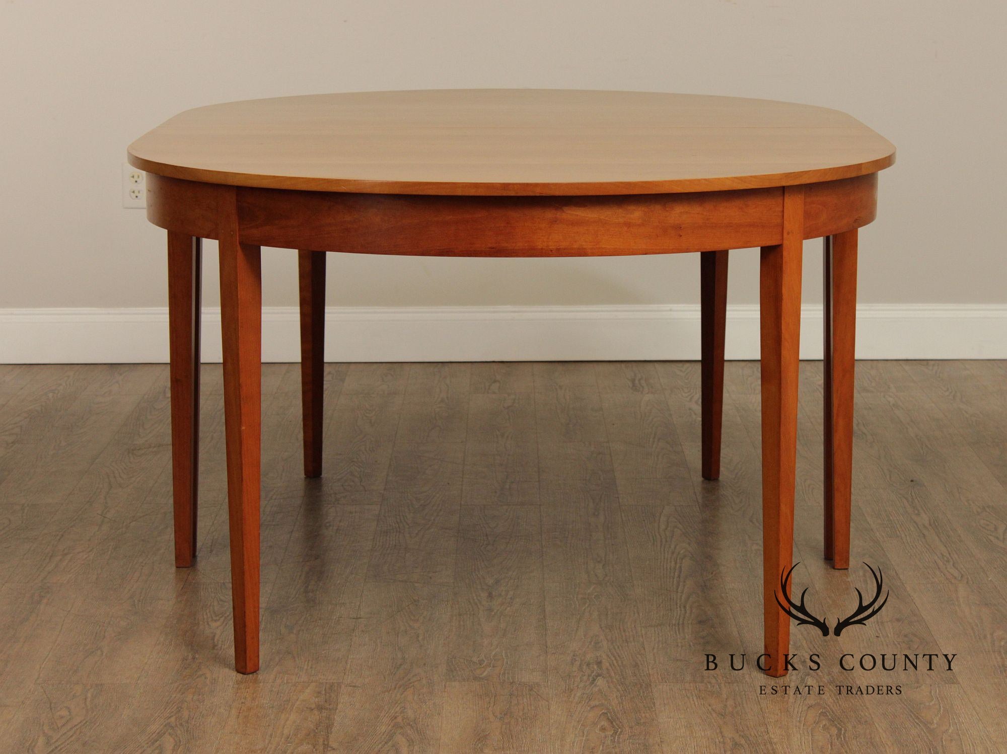 Thomas Moser Cherry Eight-Leg Oval Ring Extension Dining Table