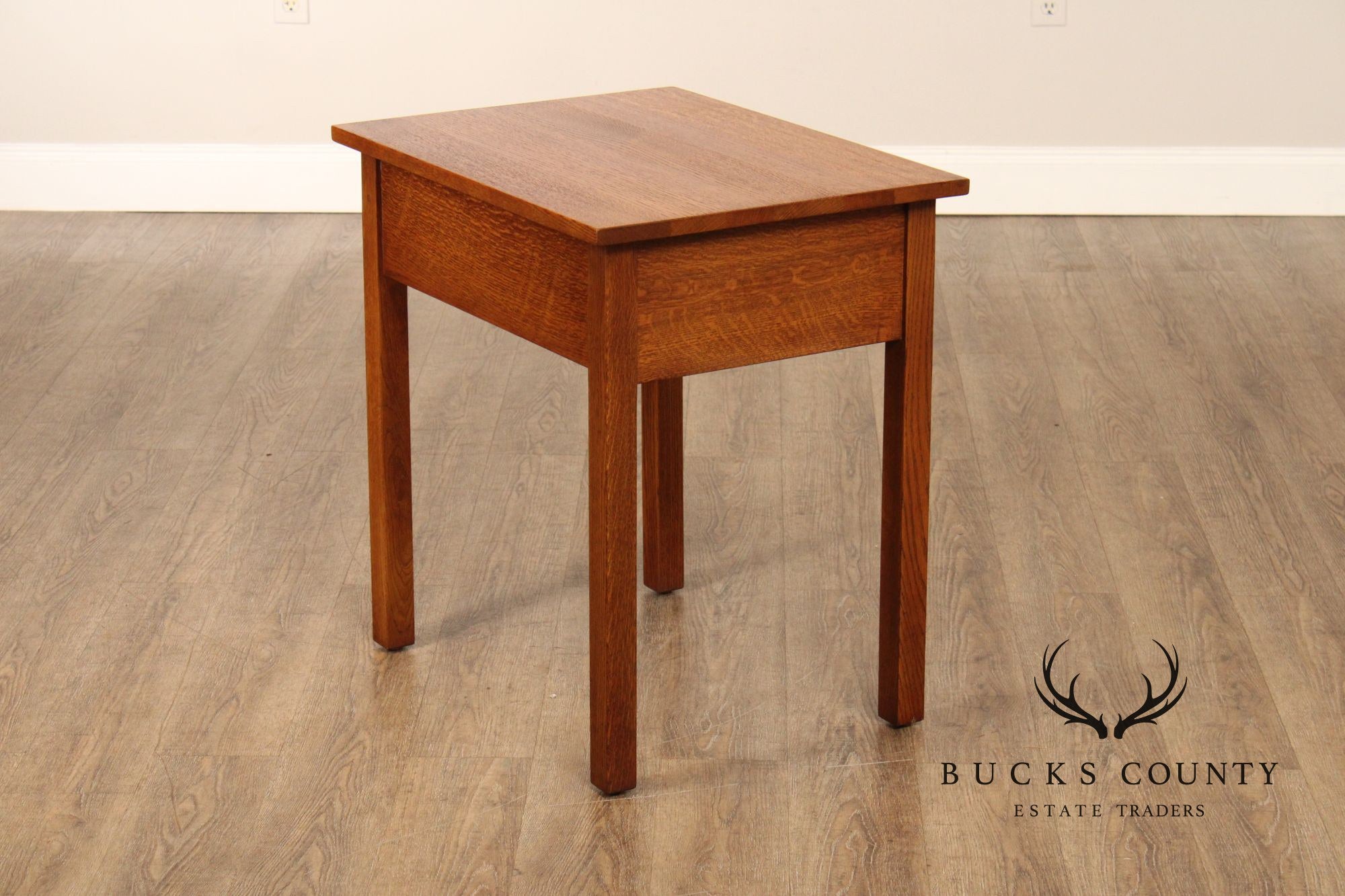 Stickley Mission Collection Oak One Drawer End Table