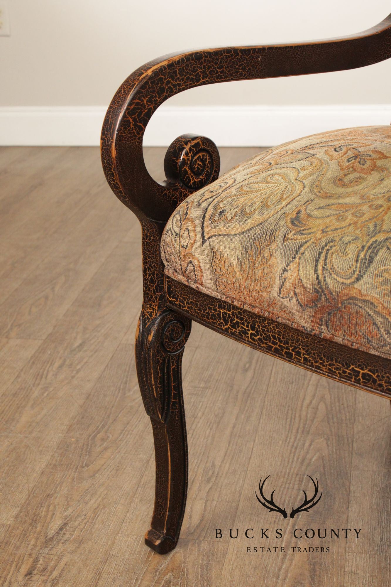 Sam Moore French Empire Style Pair of Armchairs